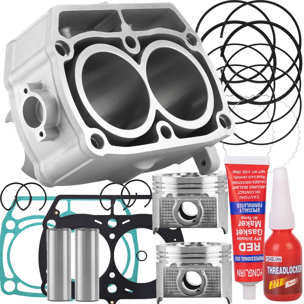 For Polaris Sportsman Ranger XP 700 Cylinder Pistons Gasket Top End Rebuild Kit