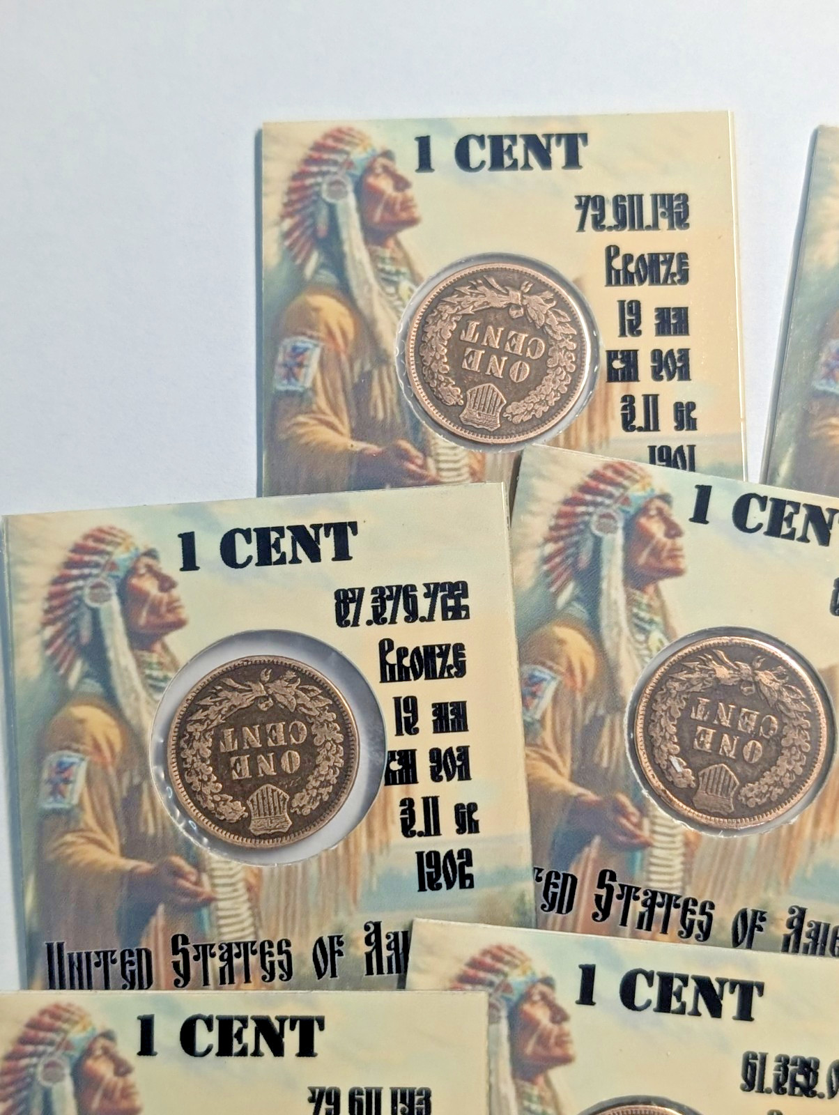 1900 - 1907 1 cent Indian Head Penny - 1 coin