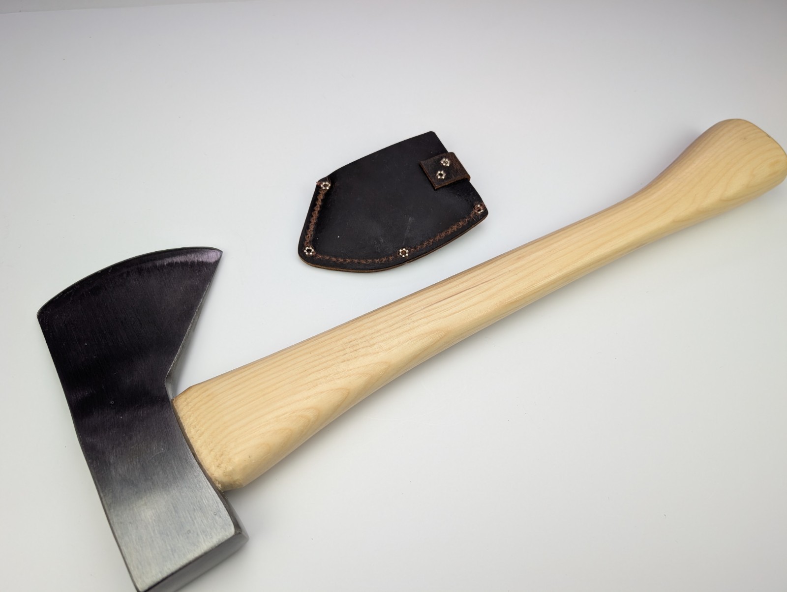 Snow & Nealley Outdoorsmans Belt Axe 5.25" Carbon Steel Head Hickory Handle USA