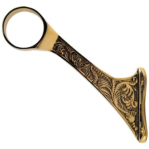 2" OD Bar Foot Rail Rest Kits - Choose Finish Bracket Rail Length-2ft thru 9ft