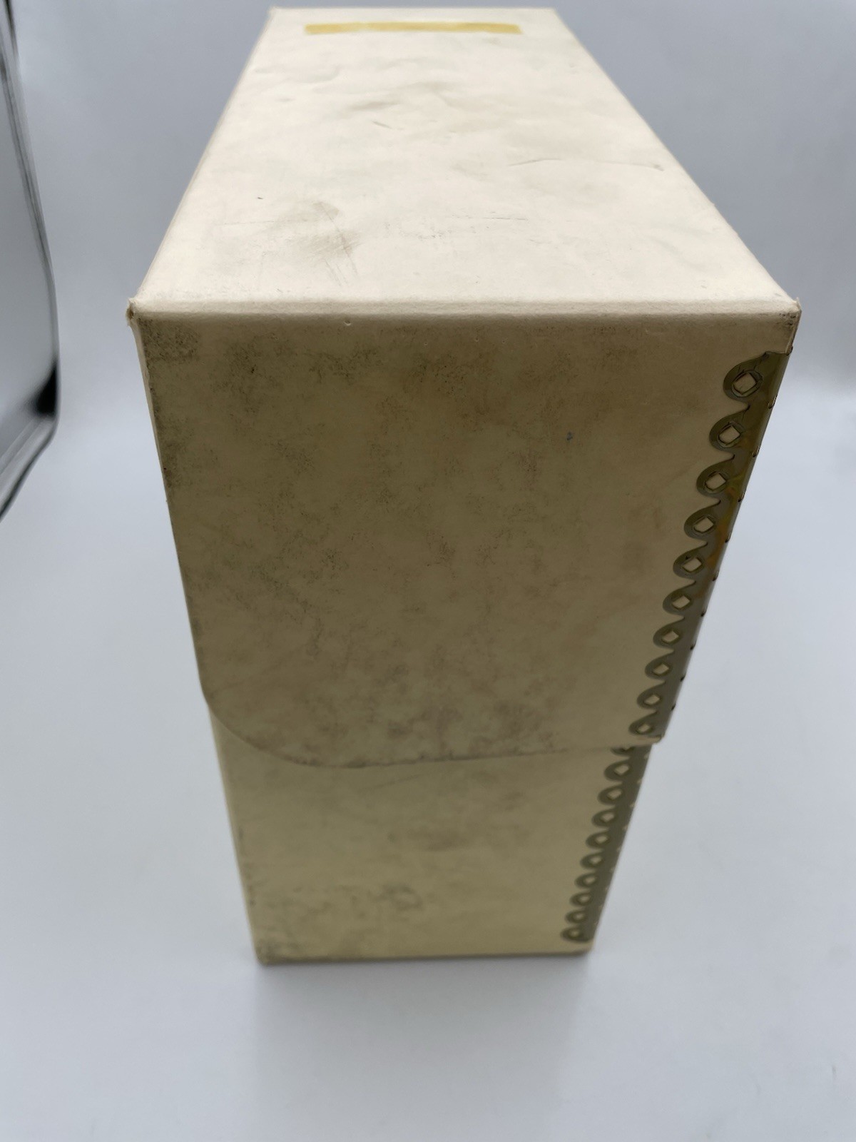 Vtg Archival Storage Box Metal Edge Archival Boxboard AcidFree 12.5x10.5x5