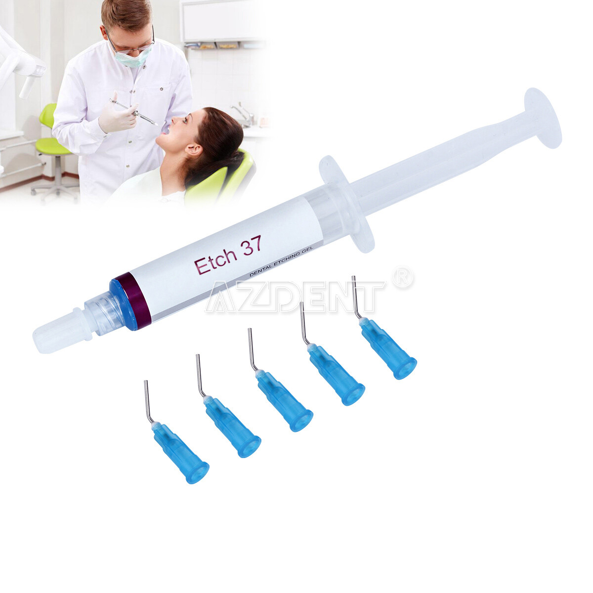 Dental Composite Resin Medium Flowable Light Cure/ Etching Gel /Bonding Adhesive