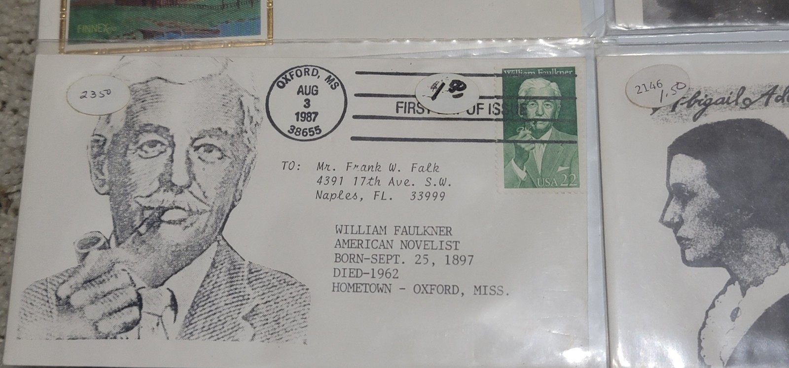 Vintage First Day Cover Lot of 16 1959-1987 USPS FDC Collection