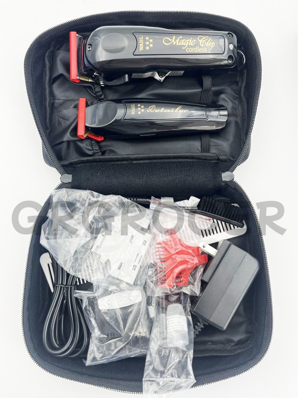 Wahl Cordless Barber Combo Black Magic Clip Clipper & Detailer Trimmer 3025397