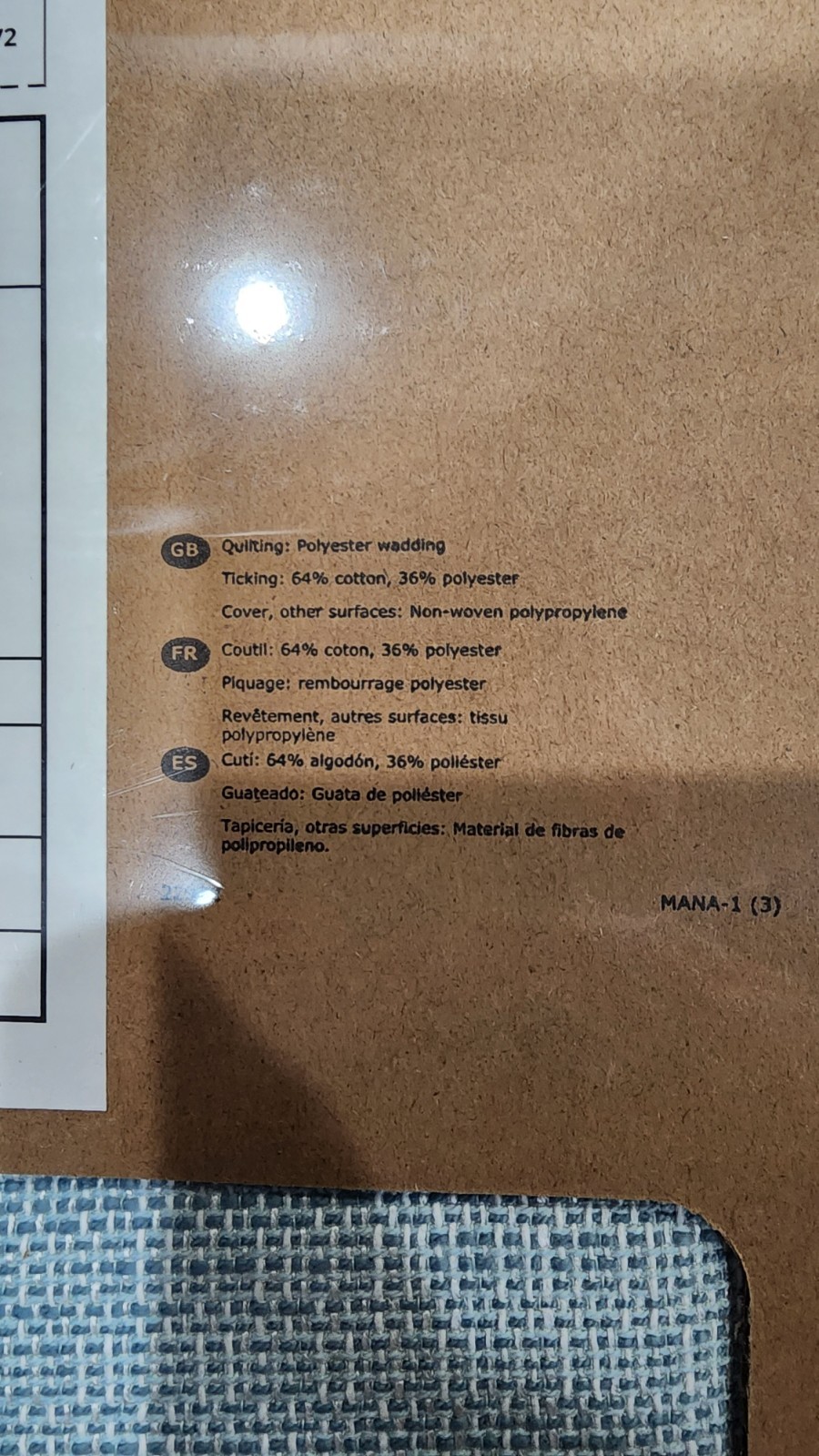 IKEA VALLENTUNA Slipcover Hllared Blue 004.180.41