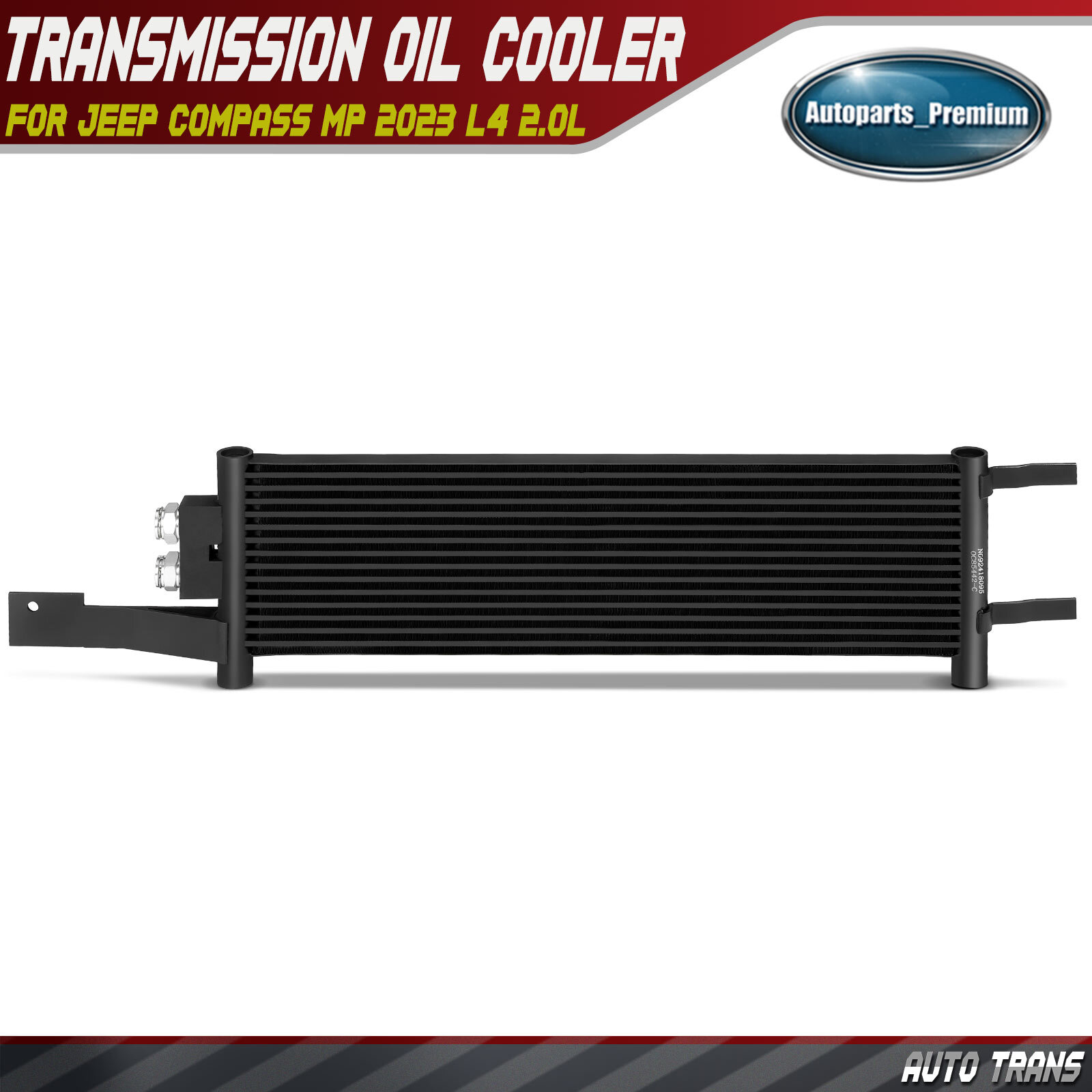 Transmission Oil Cooler for Jeep MP Compass 2023 2024 L4 2.0L with Start Stop