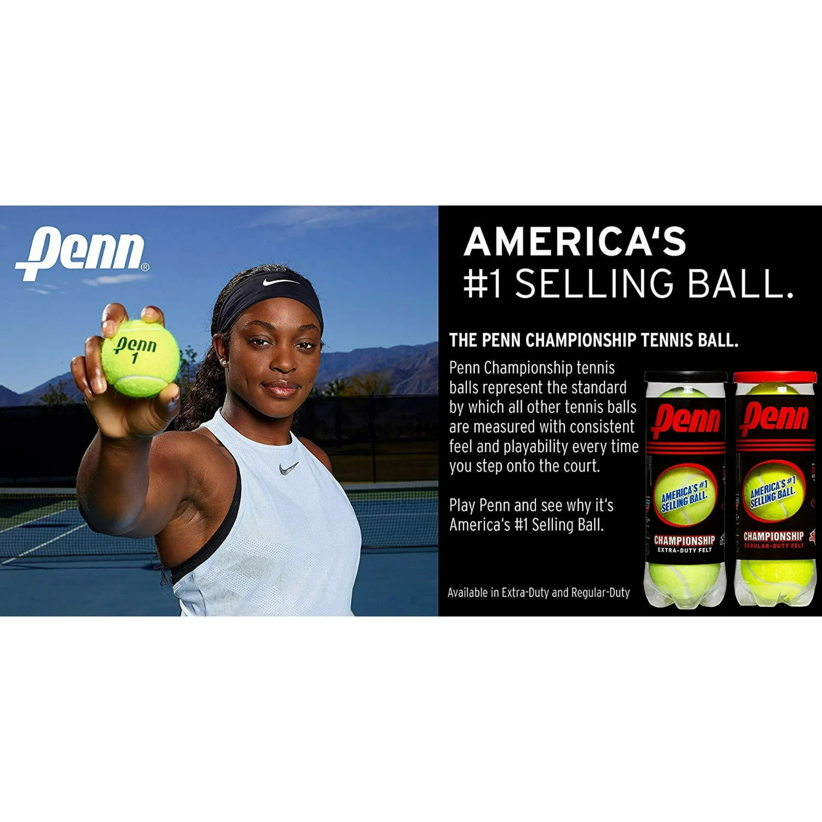 Penn Championship Extra Duty Tennis Balls (12 Cans, 36 Balls)