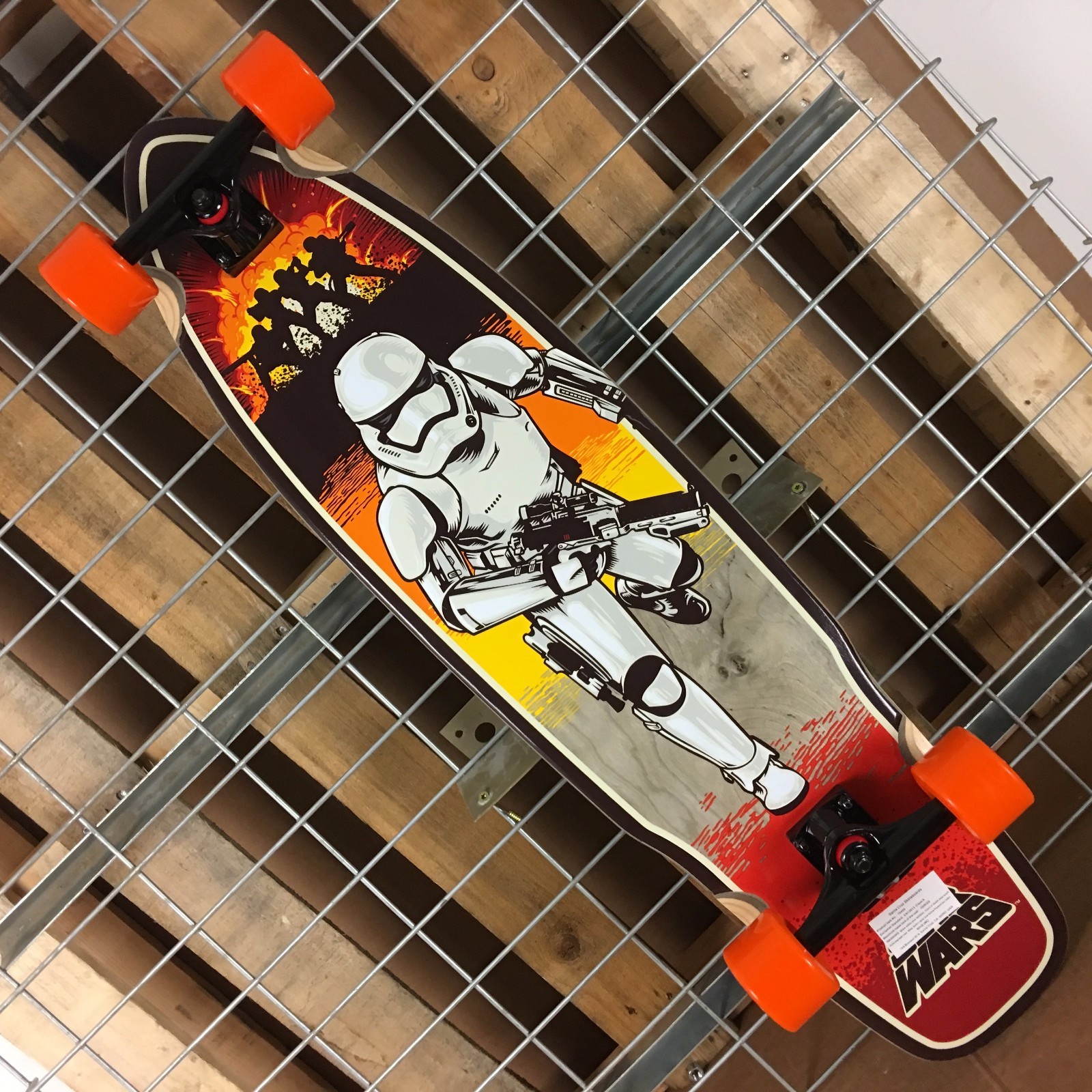 New Santa Cruz Star Wars Stormtrooper Cruzer Complete Skateboard - 36in x 9.3in