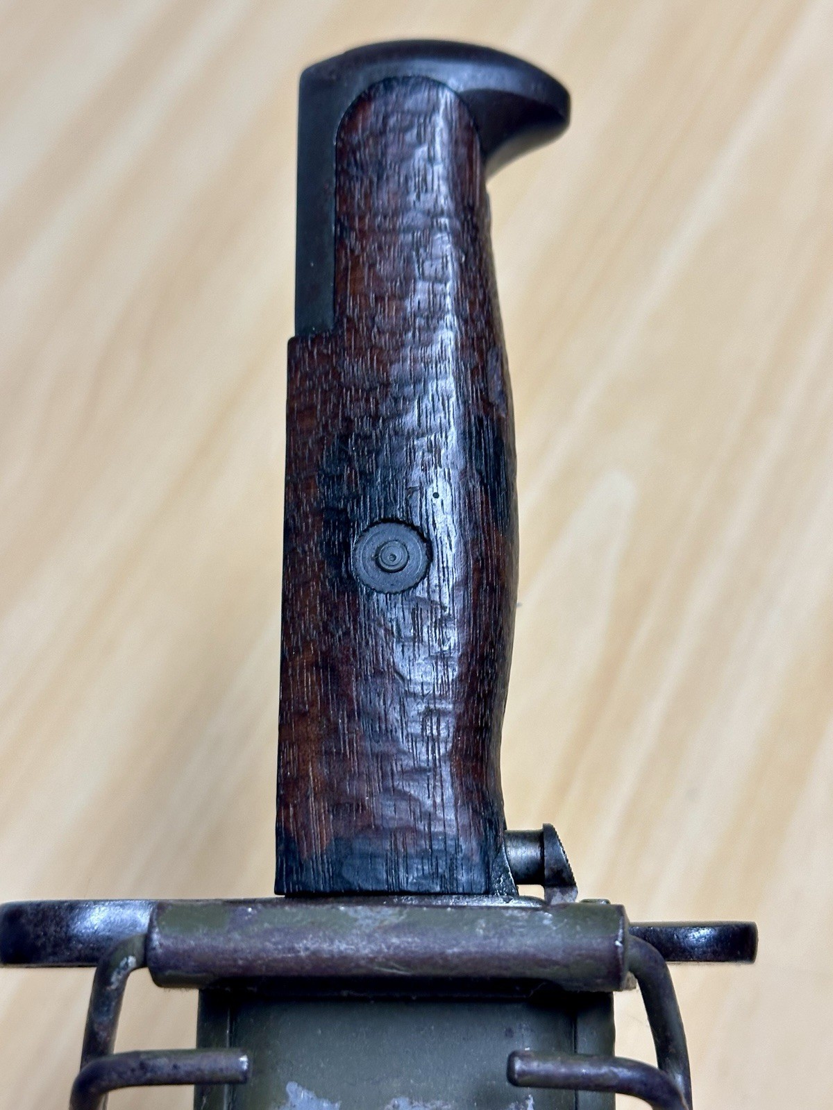 VERY NICE PRE-WWI US M1905 16” BAYONET 1907 ROCK ISLAND ARMORY & US M3 SCABBARD