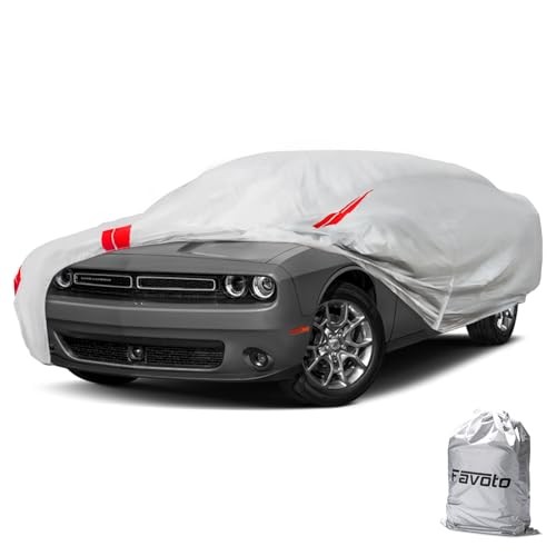 Car Cover Waterproof Outdoor - (2008-2024) Custom Fit for Dodge Challenger