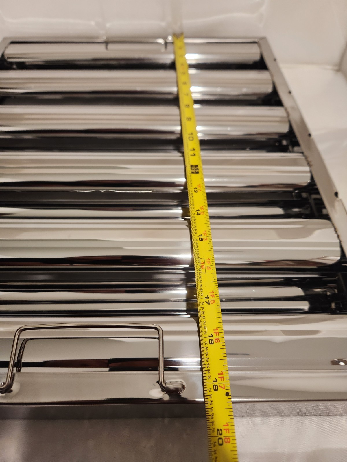 6PCS Commercial Hood Filters Stainless Steel 6 Grooves Range for Kitchen Exhaust