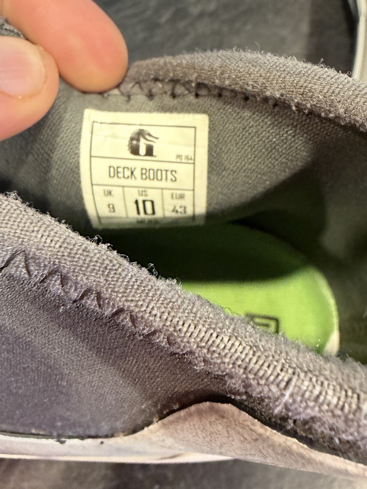 Gator Wader Men’s Deck Fishing Boots Size 10 White Pre-Owned