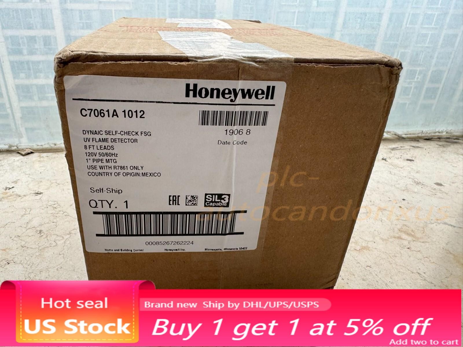 New In Box Honeywell C7061A1012 UV Detection Flame Detector !