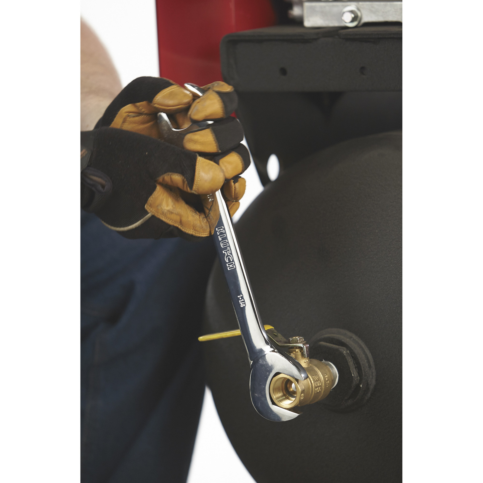 Klutch SAE Angle Wrench Set, 14-Pc.