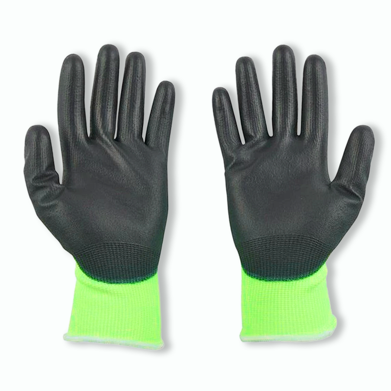 New Milwaukee Work Glove High Visibility Cut Level 1 Polyurethane Dipped 12 Pair