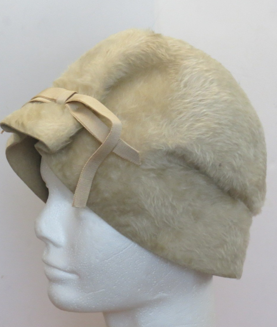 Vintage Fur Hat Mr. John Sophisticate New York Paris Imported Fur