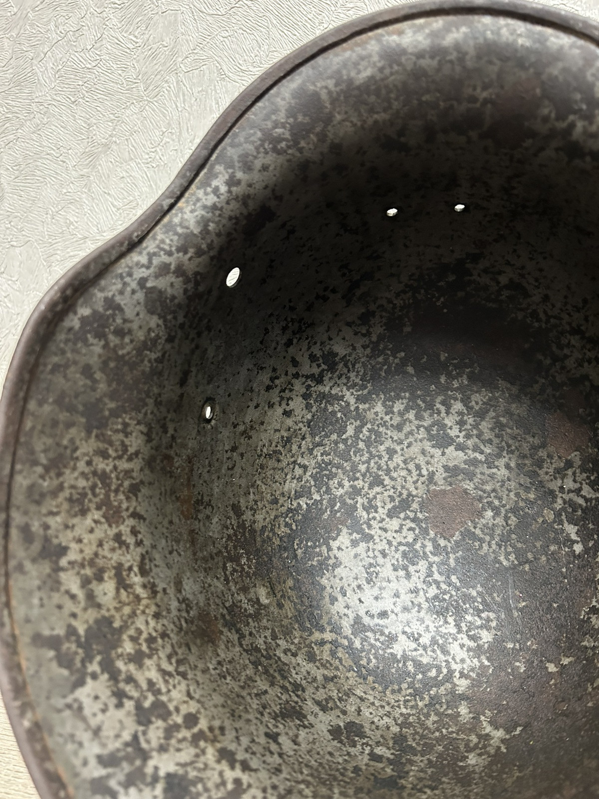 German Helmet M40 WW2 original paint (without restoration) WWII size 64