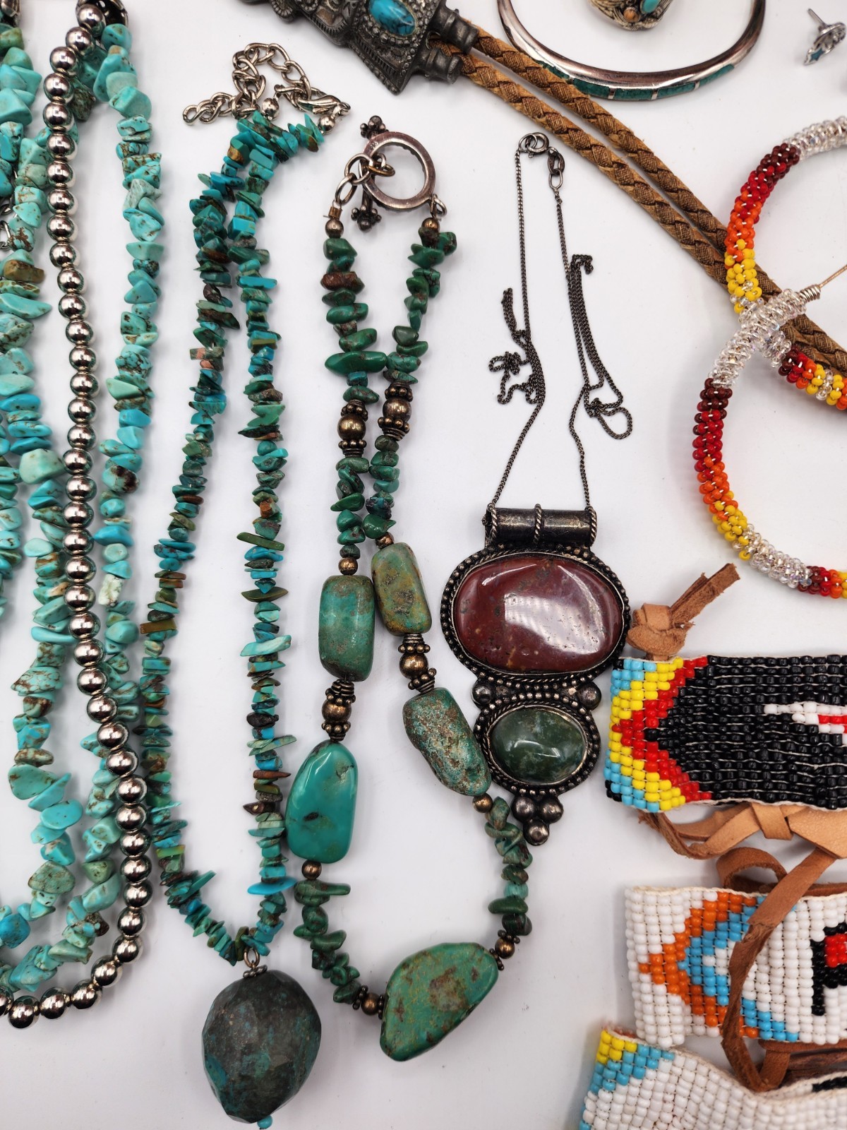 Large Native American Jewelry Lot. Lots Of 925