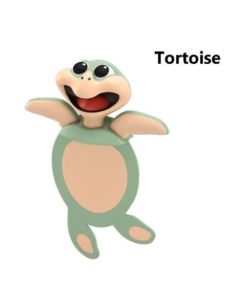 3D wacky Animal Bookmarks