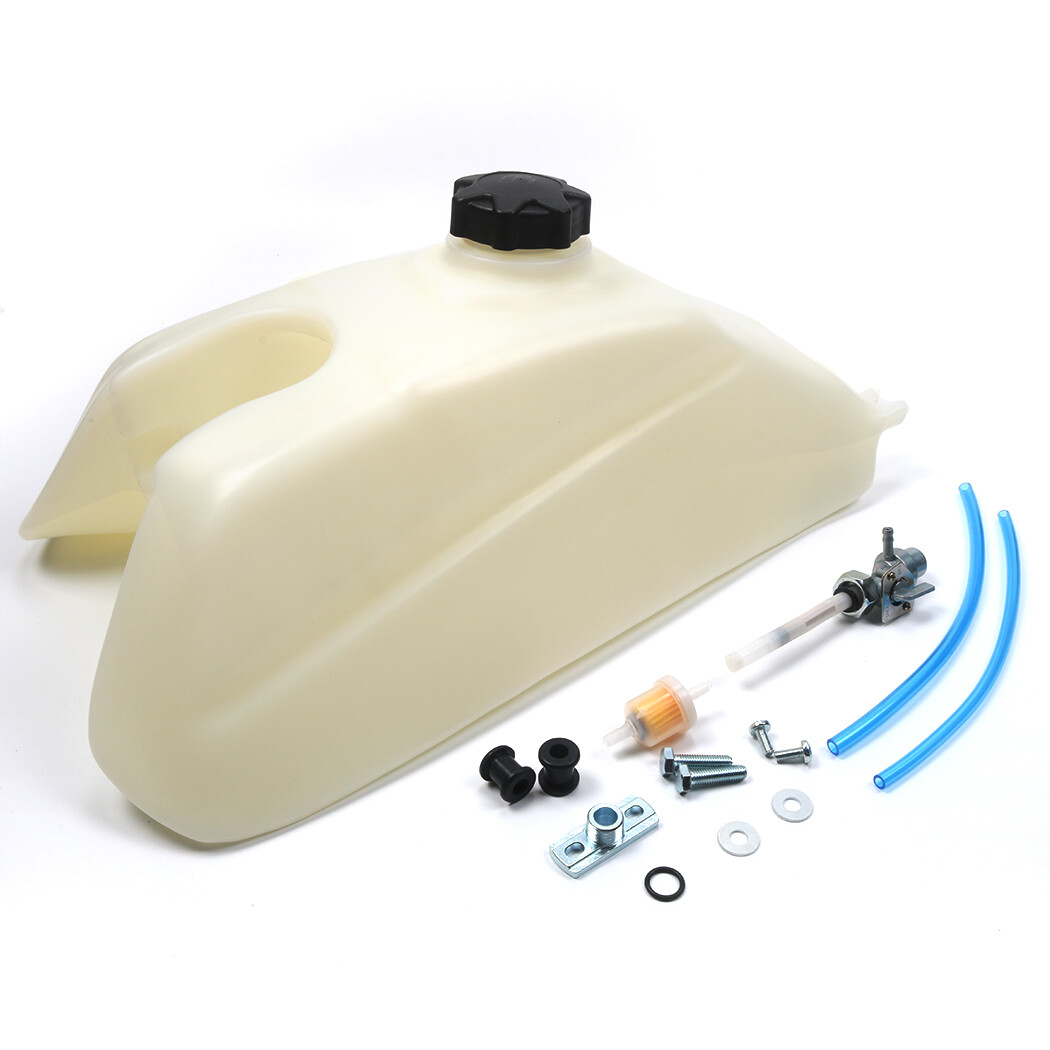 For HONDA TRX200 TRX 200 1984 Gas fuel tank petcock fuel line filter Plastic