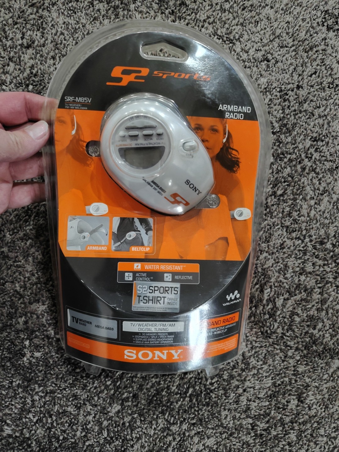 Sony SRF-M85V S2 Sports Walkman Armband Radio Brand New Sealed