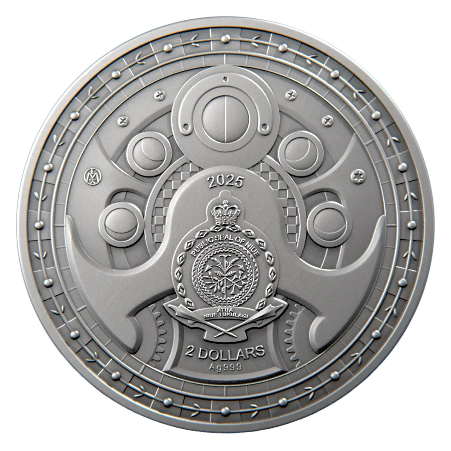 2 Dollars Silver Coin ‘Equinox’ Artistic Cosmic Design, Limited Edition, Art