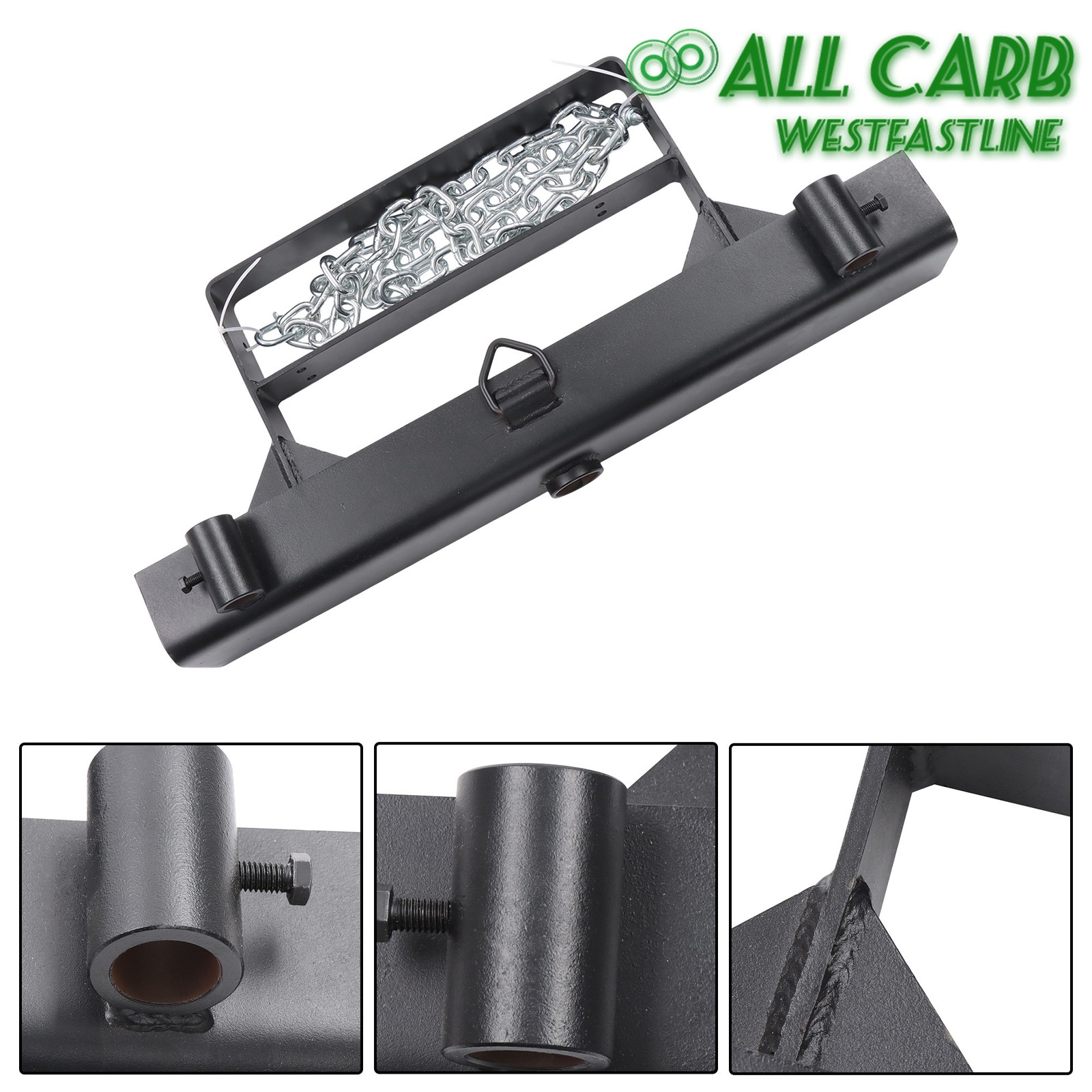 Hay Spear 39" With Fork 1600lbs Loading Capacity For Skid Steer Loader Tractor