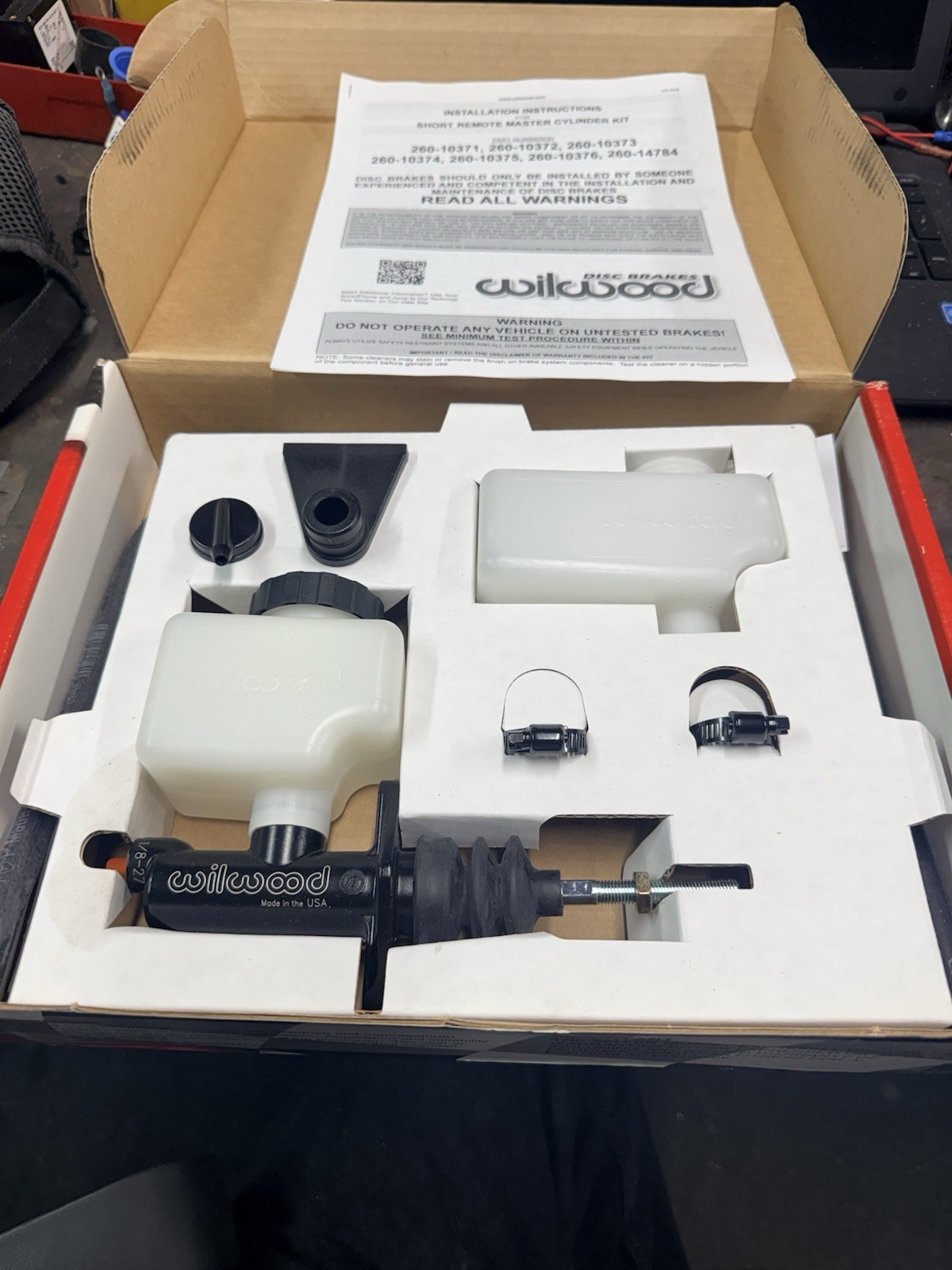 Wilwood Combination Master Cylinder Kit. NEW