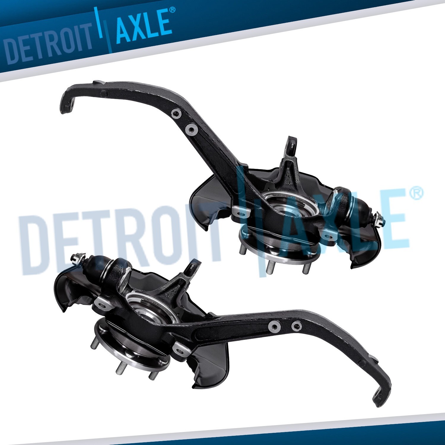 Front Steering Knuckles & Wheel Hub Bearings for 2009 2010-2012 Honda Accord TSX