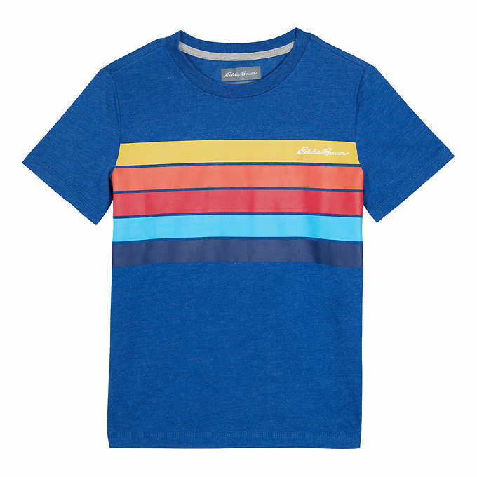 Eddie Bauer Boys Youth Hoodie and Tee Shirt 2 Piece Set Large