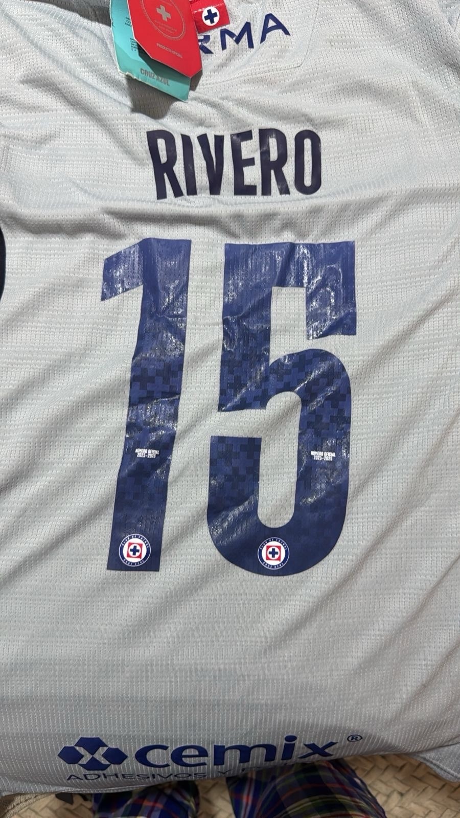 NEW CRUZ AZUL AWAY JERSEY 2025-2026 PERSONALIZE PIRMA LIGA MX MEN FOOTBALL