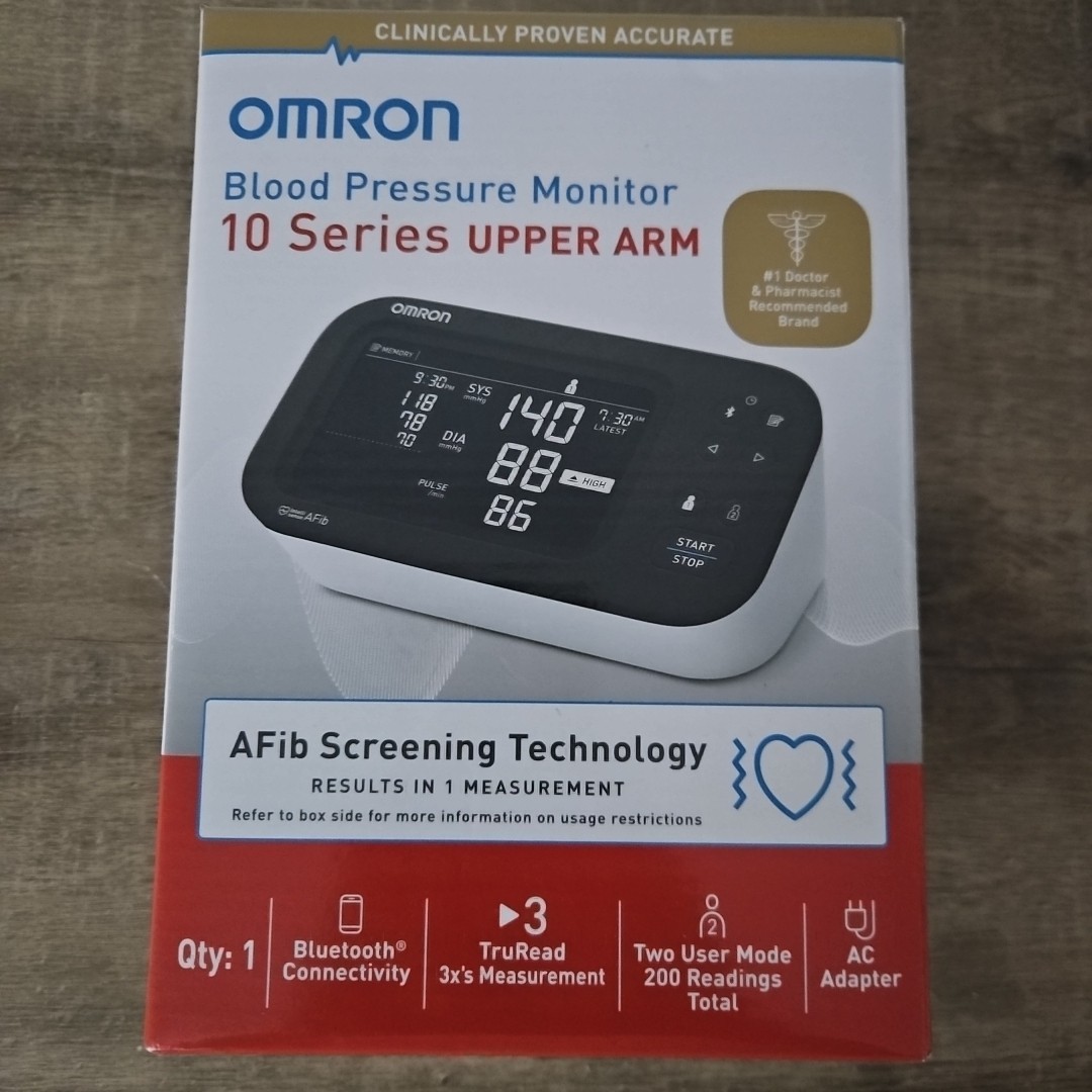 Omron 10 Series Upper Arm Blood Pressure Monitor - Black