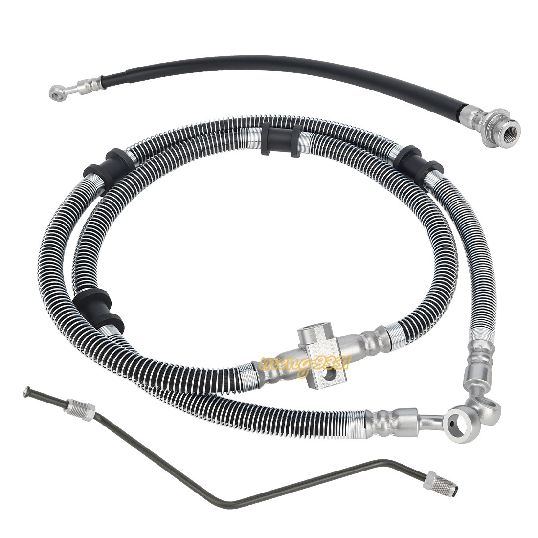 Front Brake Hose Line Pipe Kit for Yamaha Kodiak 400 450 YFM400 YFM450 2003-2006