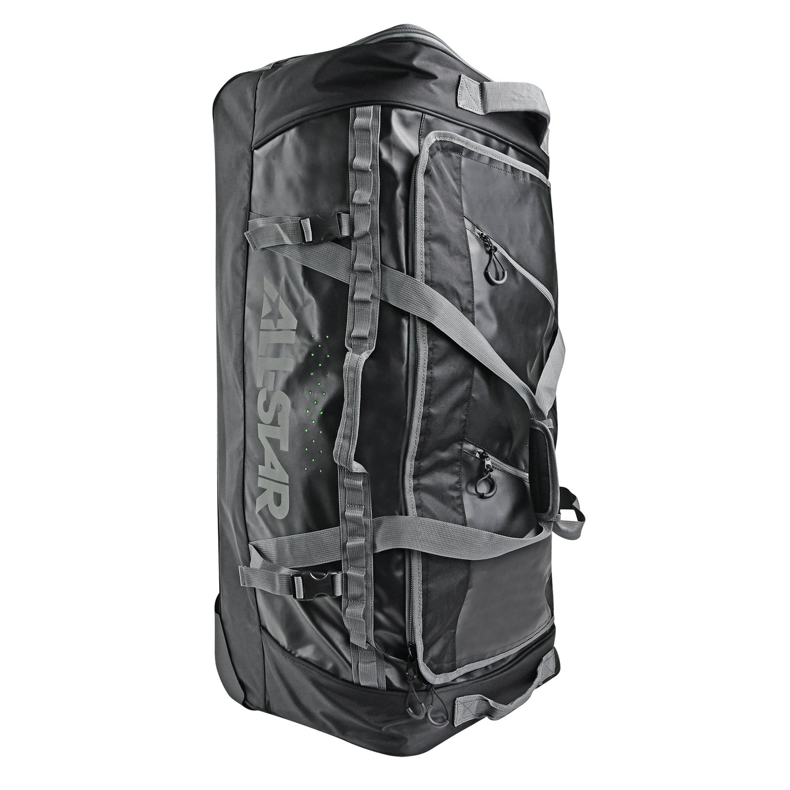 All-Star S7 Elite Baseball/Softball Catcher's Roller Bag - Black