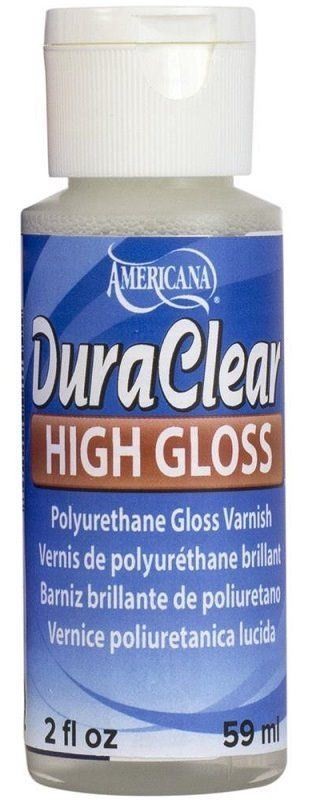 DecoArt DuraClear Poly Varnish High Gloss Clear Finish 2oz