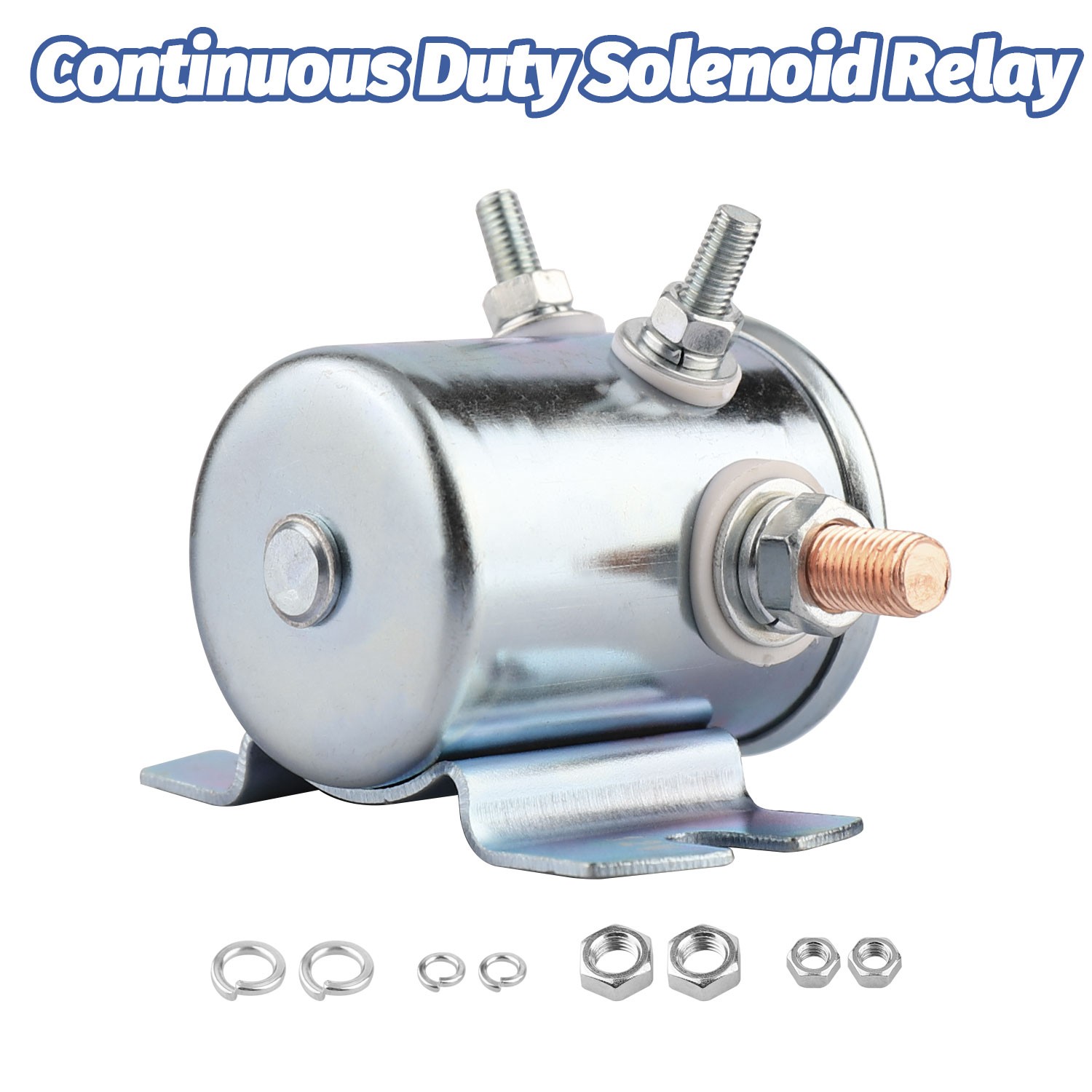 300A 12V Continuous Duty Solenoid Relay Fit For Golf Carts Winch Marine