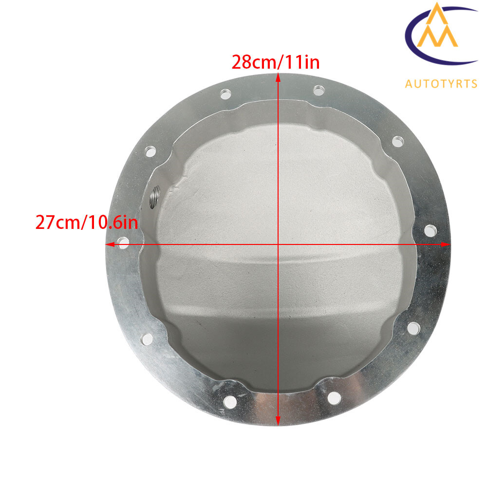 For GM Differential Cover DIff 10 Bolt Cast 8.5" & 8.6" Ring Gear Aluminum Black