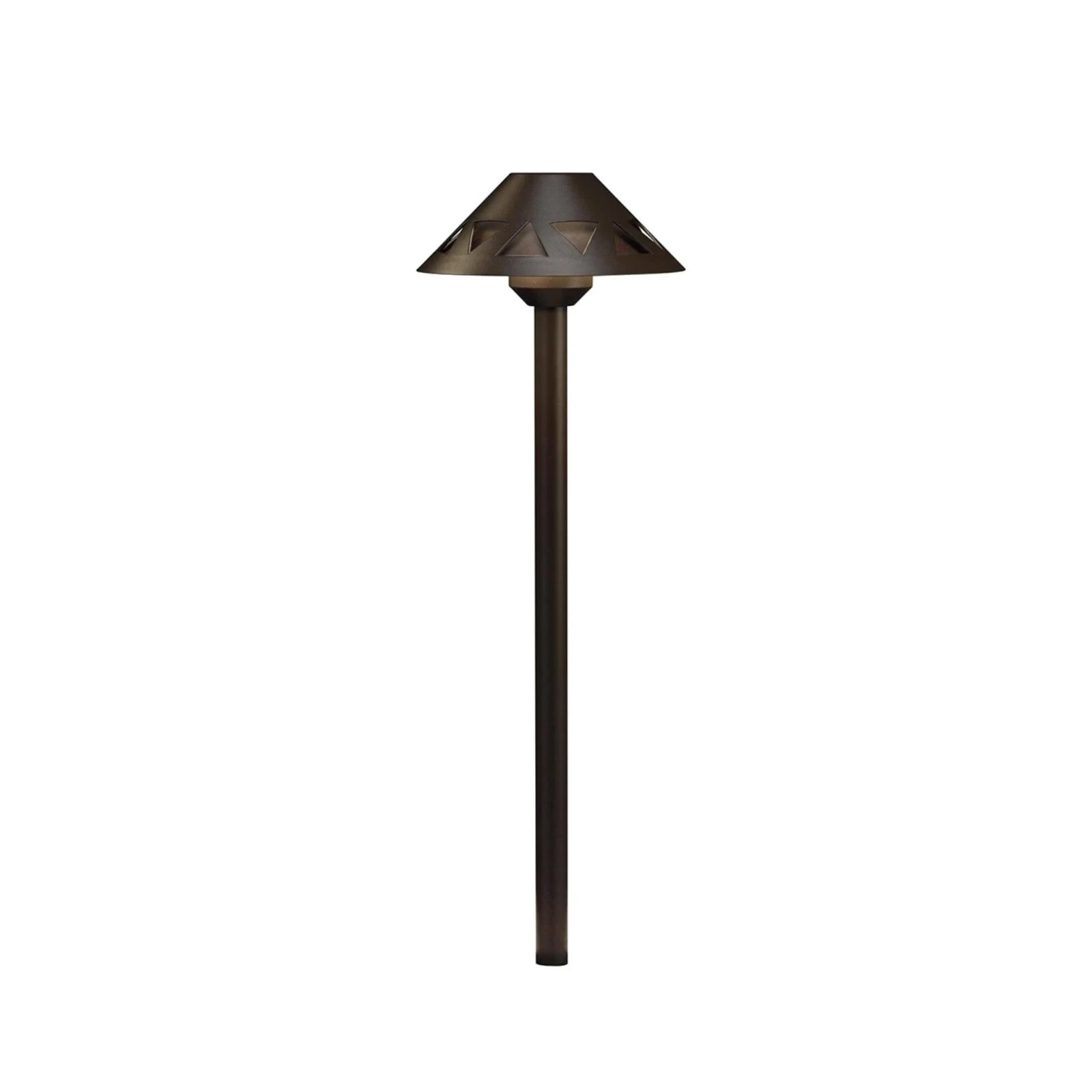 Kichler 16122AZT27 - Overlay 21" LED Path Light - 2700K - Architectural Bronze
