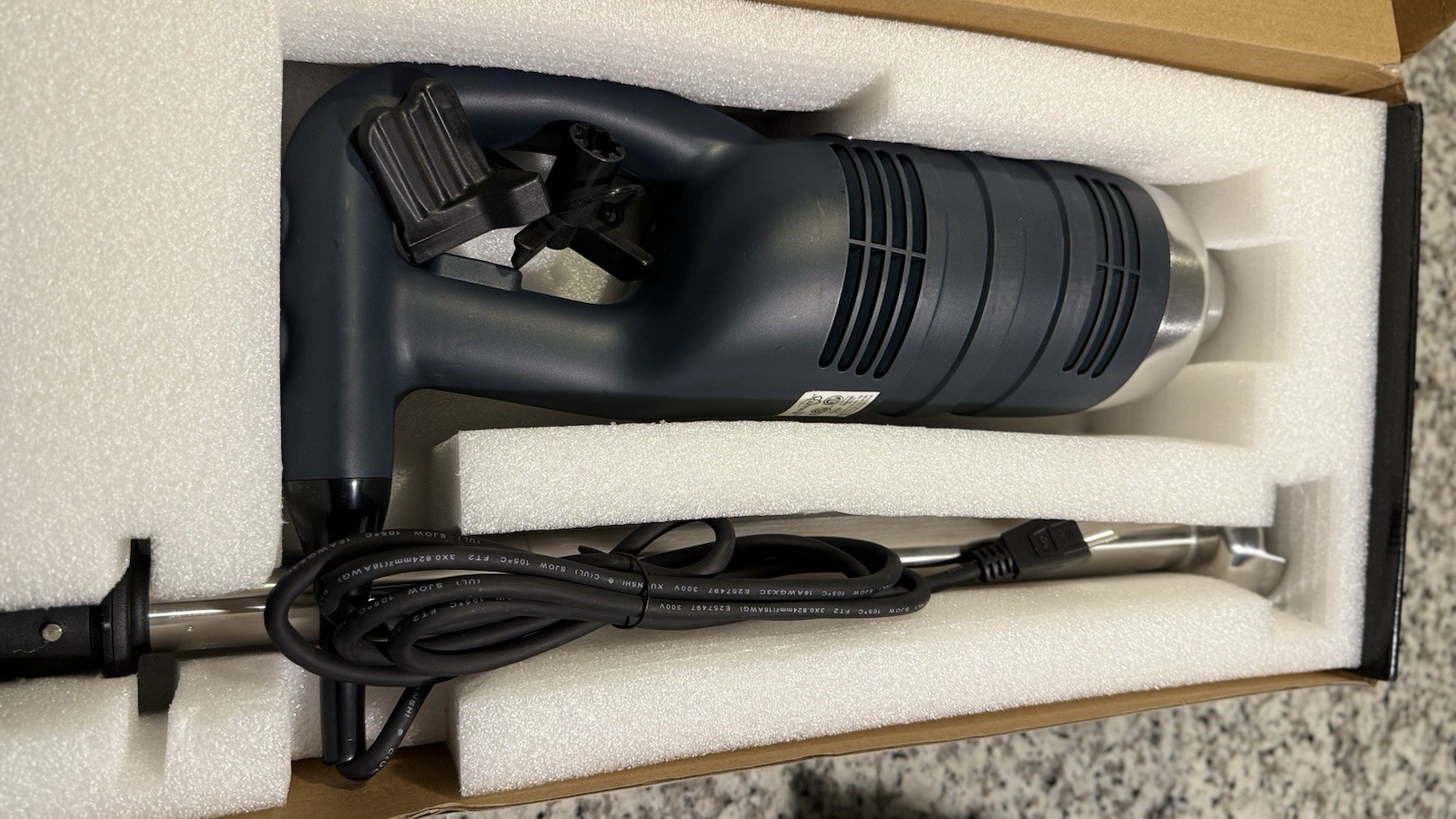 Avamox Commercial Immersion Blender 21” Heavy duty series 1 1/4HP Motor