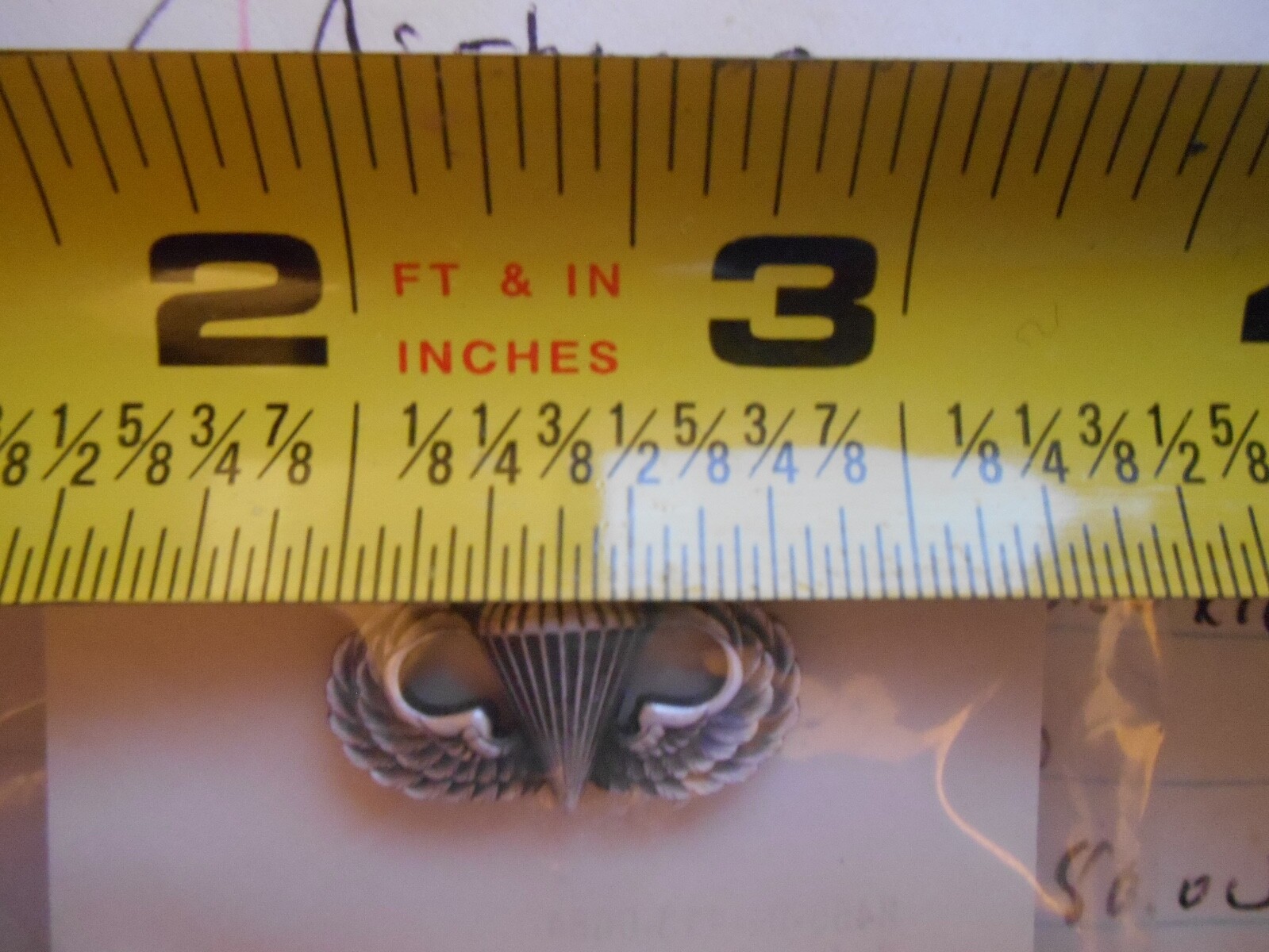 US ARMY Airborne Parachutist Paratrooper MINI Jump Wings Insignia Pin Lapel Pin