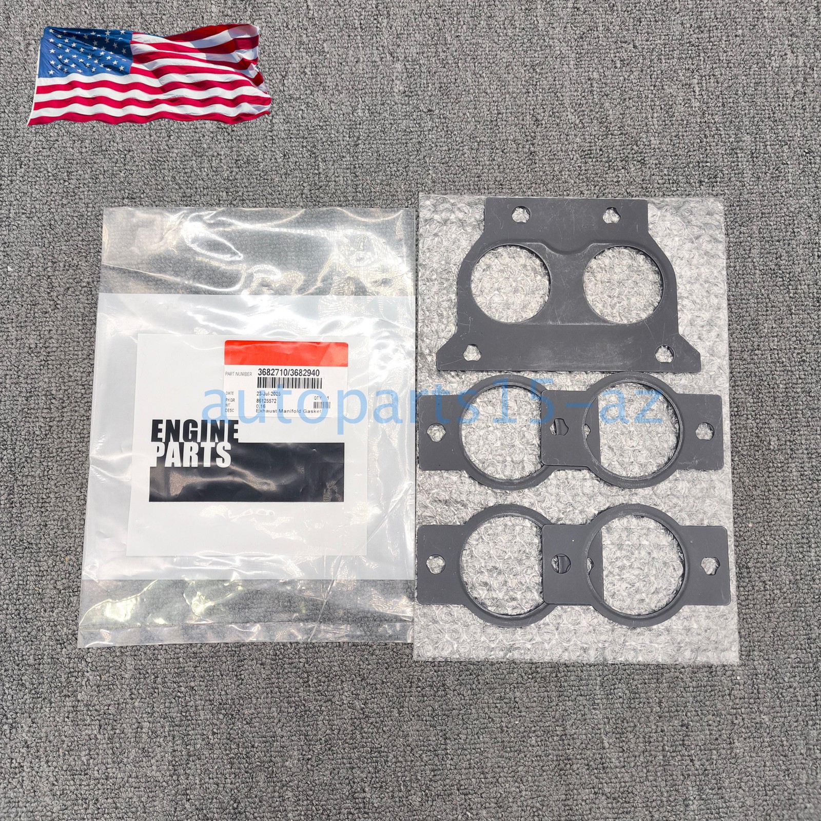 Exhaust Manifold Tube Gaskets Set Fit For Cummins 15L ISX QSX 3682710 3682940 US