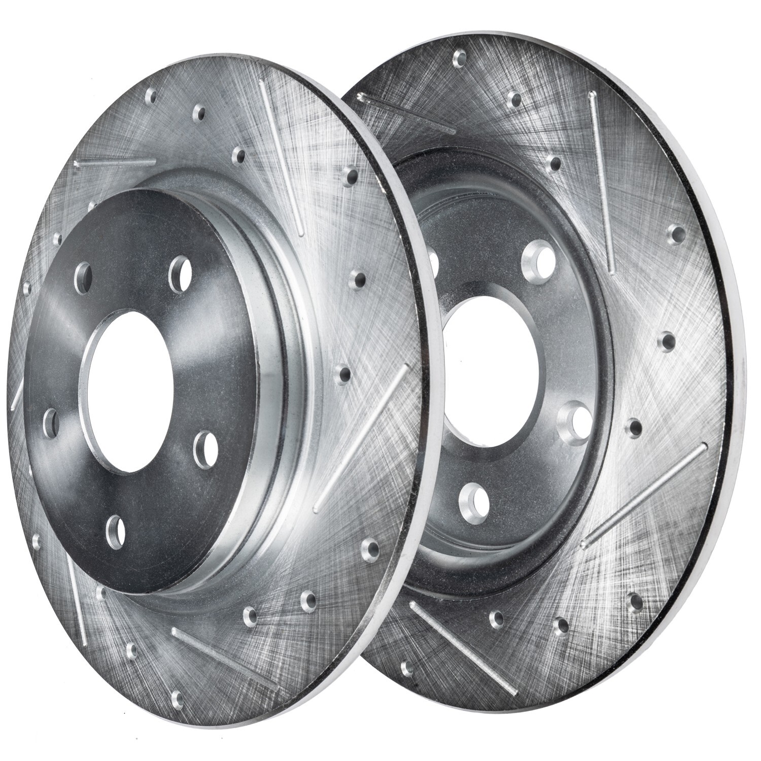 Front Rear DRILLED Brake Rotors for Ford Explorer Taurus Flex Lincoln MKS MKT