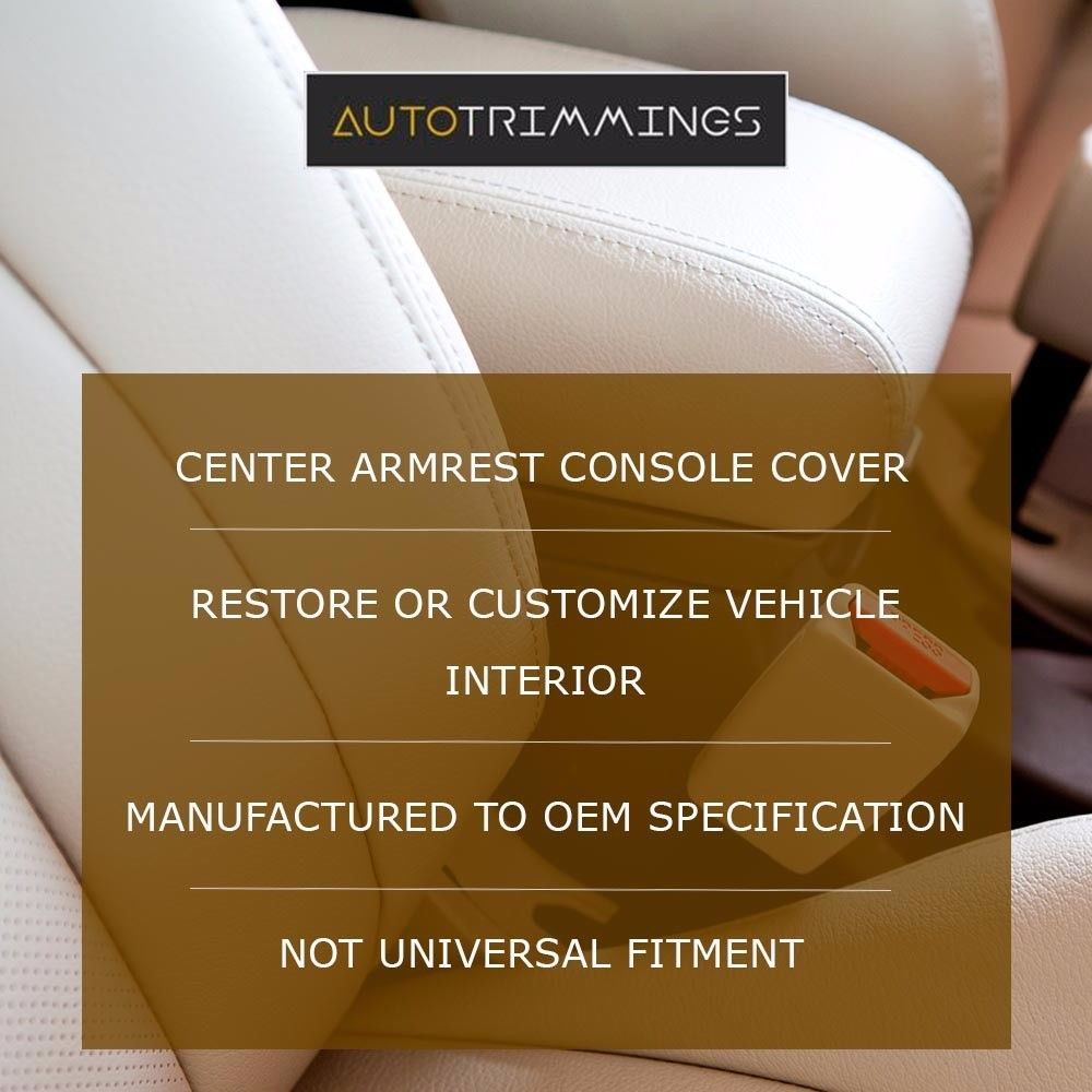 Center Console Armrest Leather Synthetic Cover for Cover Lincoln MKS 09-16 Beige