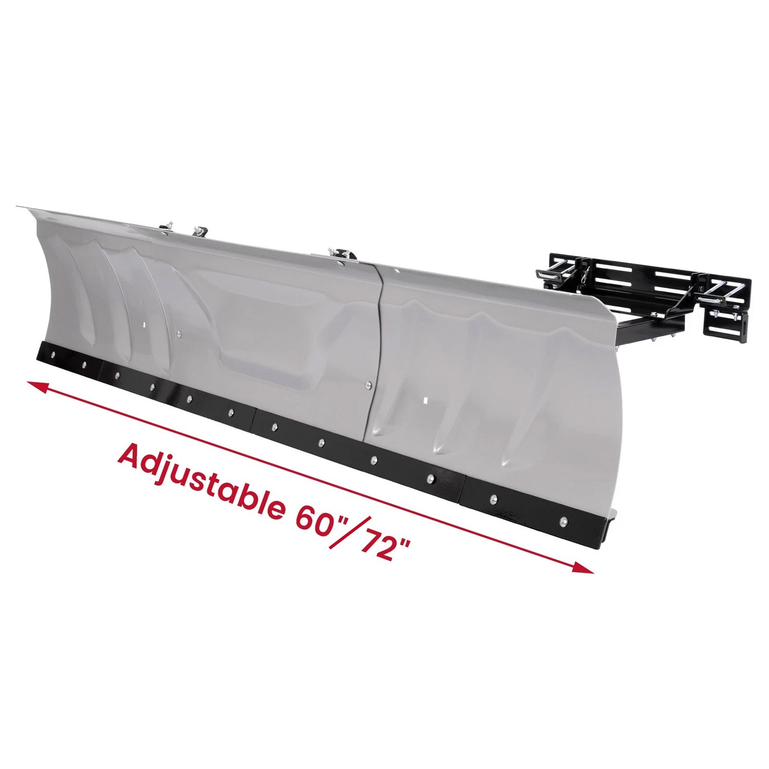 60"/72" Adjustable Width Snow Plow Blade Switchblade Plow For ATV UTV Universal