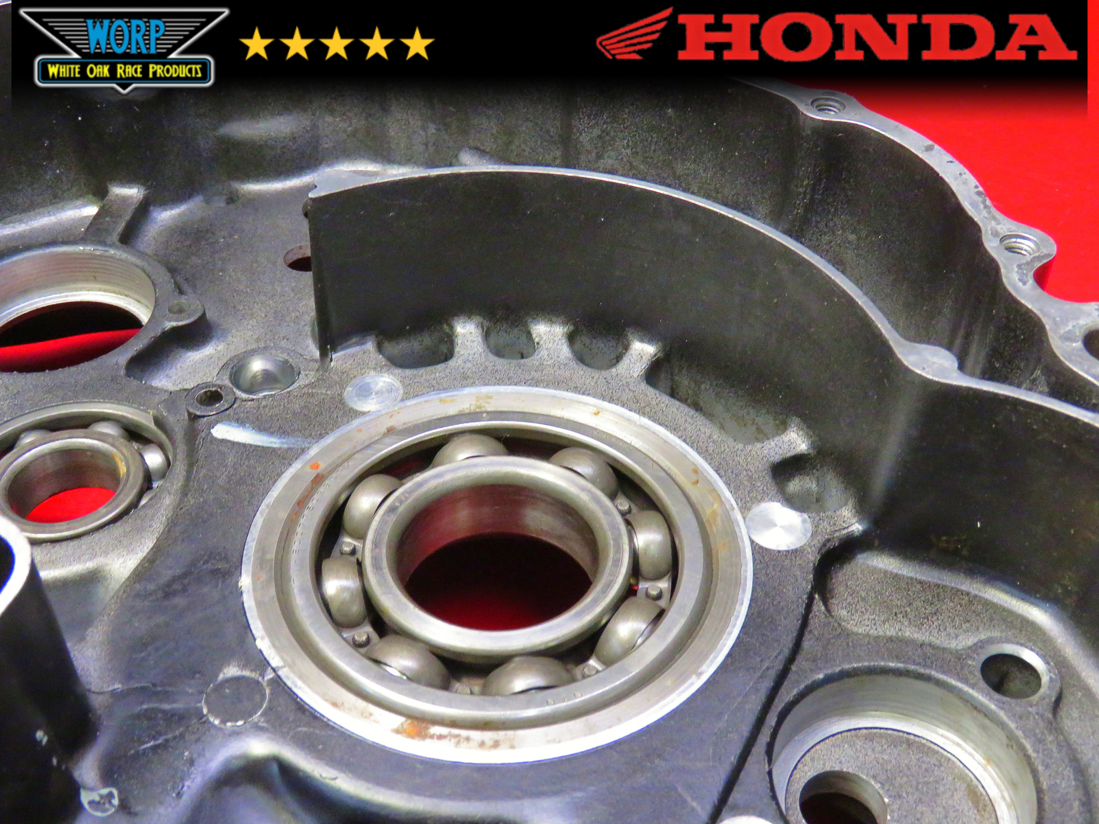 1985 HONDA ATC350X MATCHED CRANK CASE LEFT RIGHT CRANKCASE ENGINE BOTTOM END