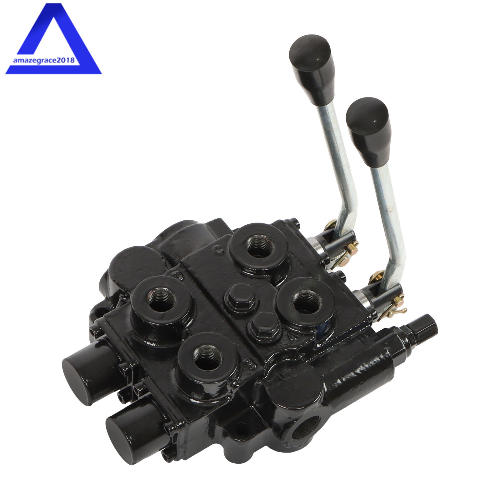 2 Spool 25 GPM RD522CCAA5A4B1 Double Acting Hydraulic Valve In/Out 3/4" NPT