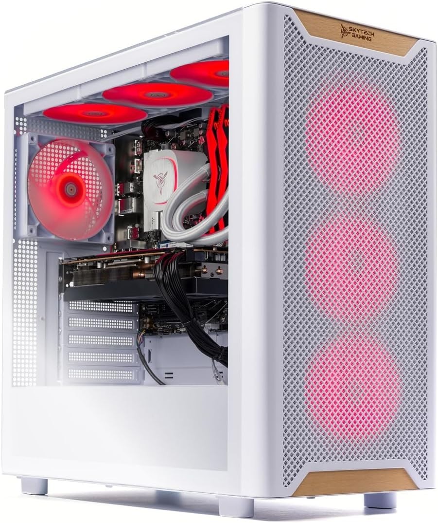 Skytech ARGB Gaming Desktop i7 Compute PC 32GB RAM 1TB SSD GTX 1650 Win11 Wifi