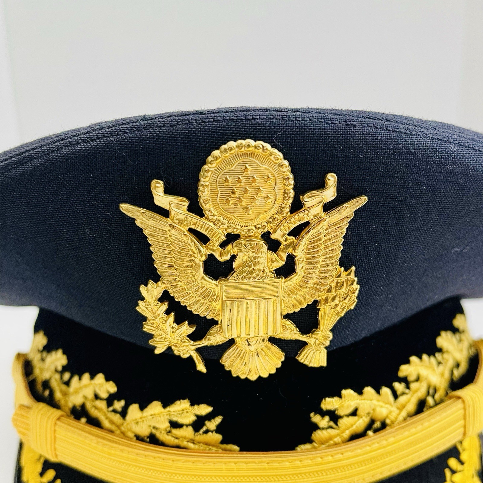 US Army Generals Dress Visor Hat Kingform 7 1/4 Post Vietnam