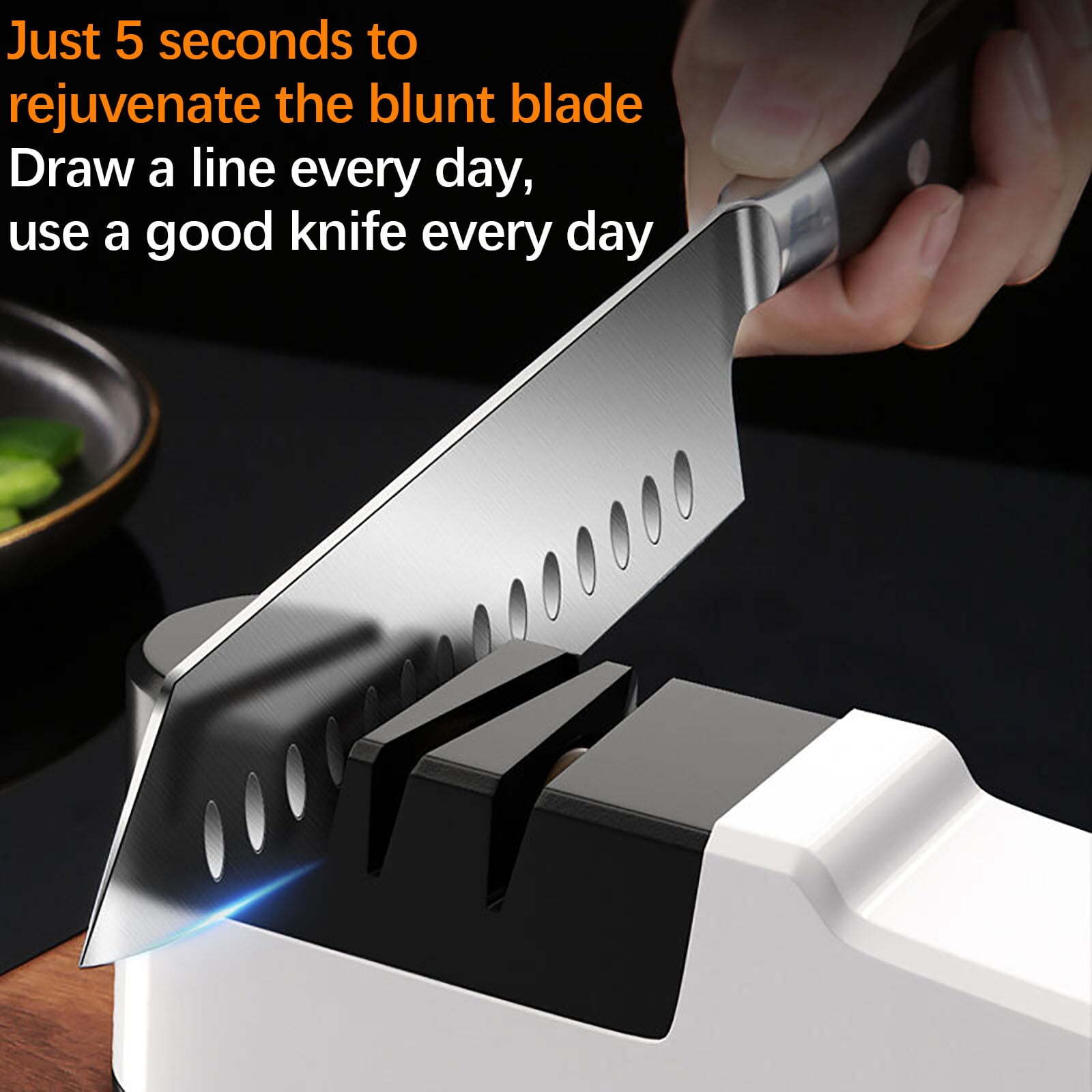 Electric Knife Sharpener Professional Kitchen Sharpening Stone Grinder knives