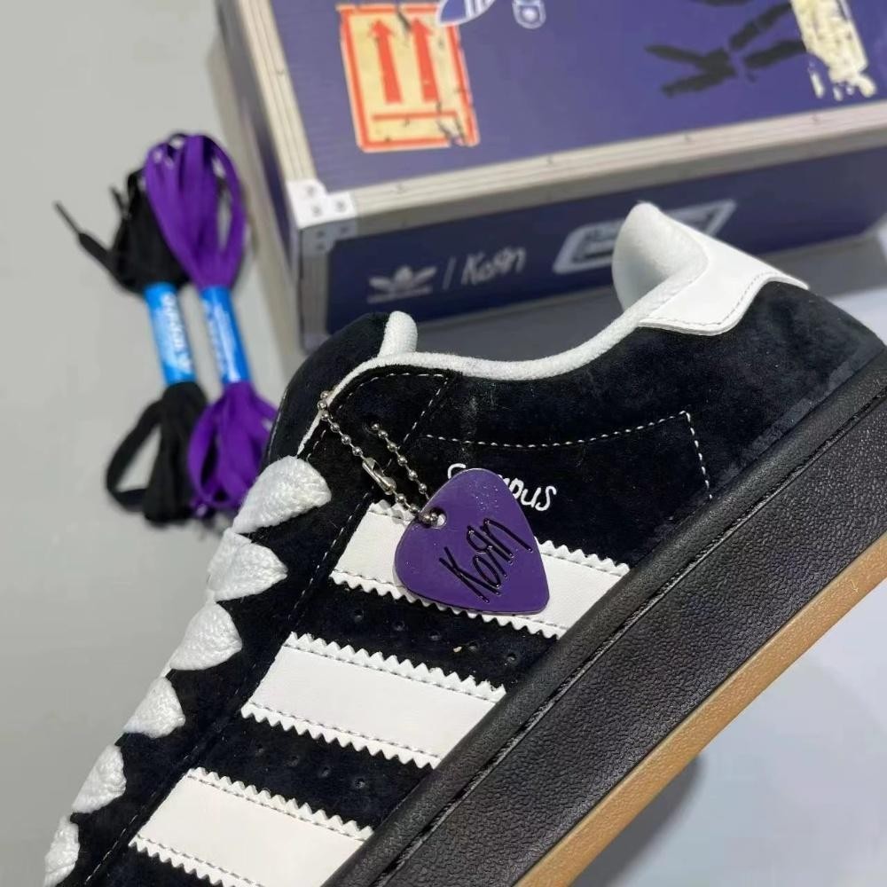 Adidas Korn Originals Campus '00s Black White Gum Men's and Women's-IG0792
